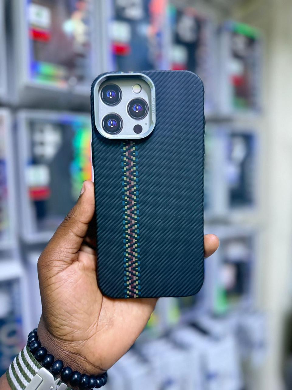 Dark Zigzag Phone Case image