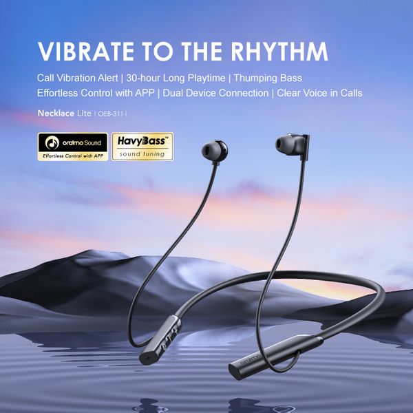 Necklace Lite Call Vibration Wireless Headphones image