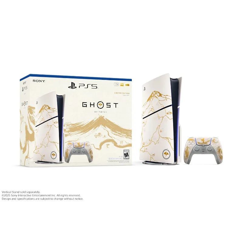 PlayStation 5 Console – Ghost of Yōtei Gold Limited Edition Bundle (slim)