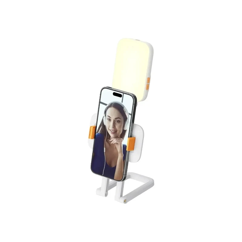 Porodo Lifestyle LumiSnap Foldable RGB Fill Light with Phone Stand image