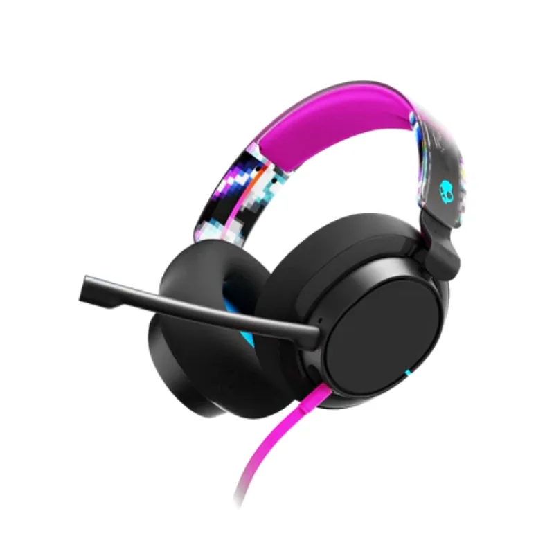 Skullcandy SLYR Pro PlayStation Gaming Wired Over-Ear Digi-Hype Headphone a