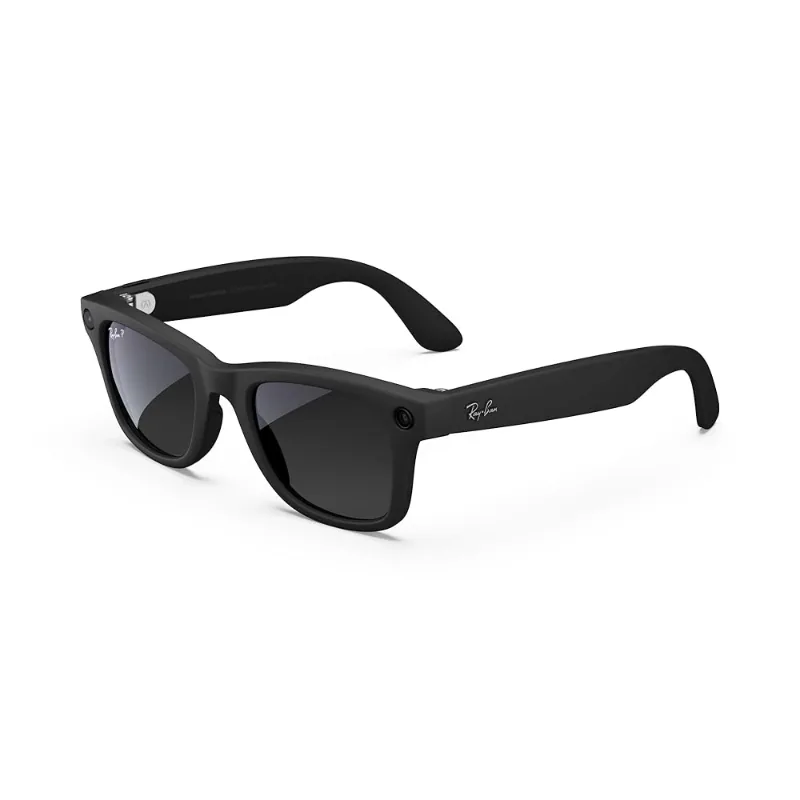 Ray-Ban Meta Wayfarer RW4006 Gen 1 Smart Glasses–Matte Black Polarized Gradient Graphite (C601ST350)