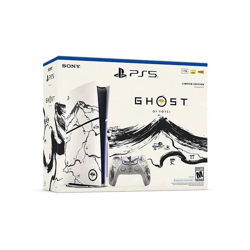 PS5 Console Ghost of Yotei Black Limited Edition Bundle image