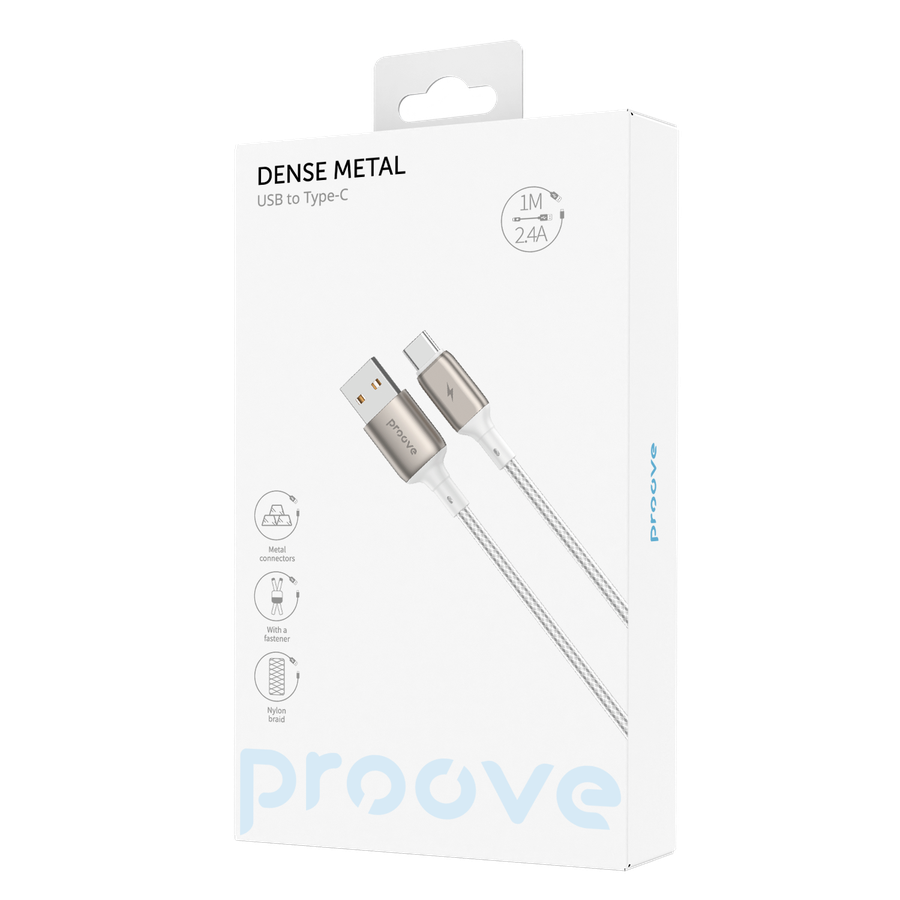 Dense Metal (2M) USB to Type-C 3A