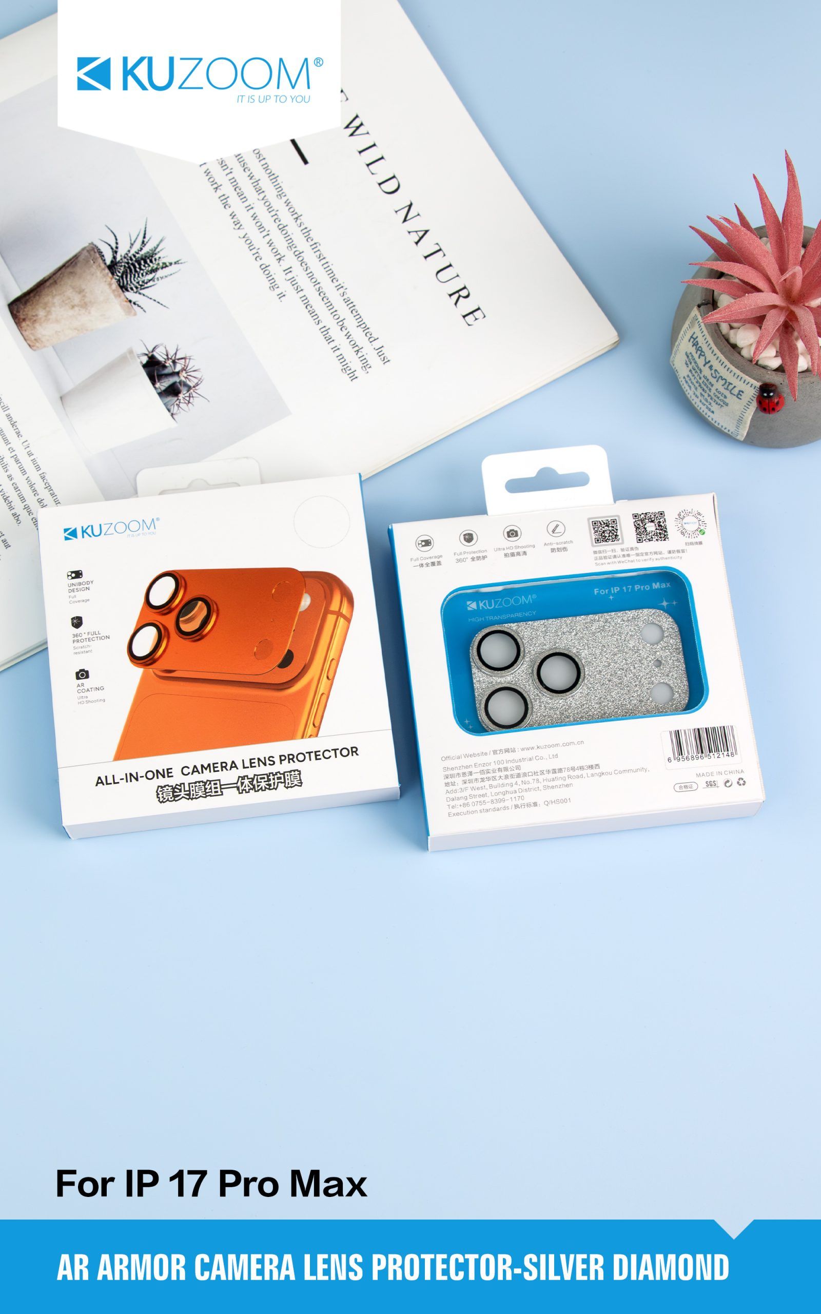 Complete Shinny Sapphire Lens Protector