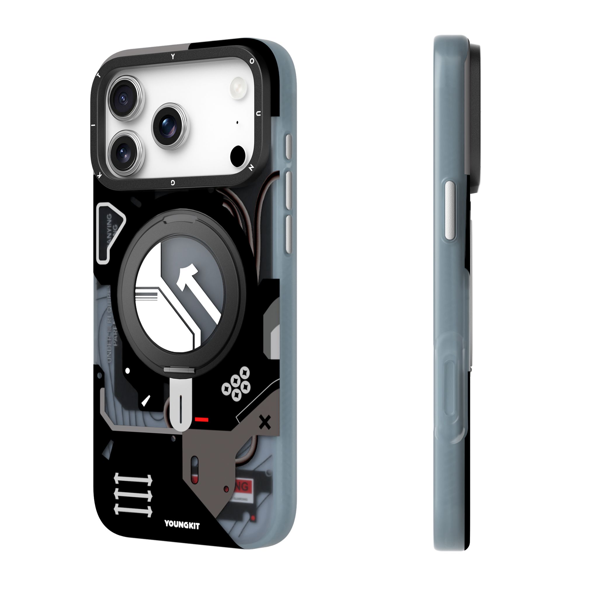 Cyberpunk 360° Spin Magnetic Stand Case