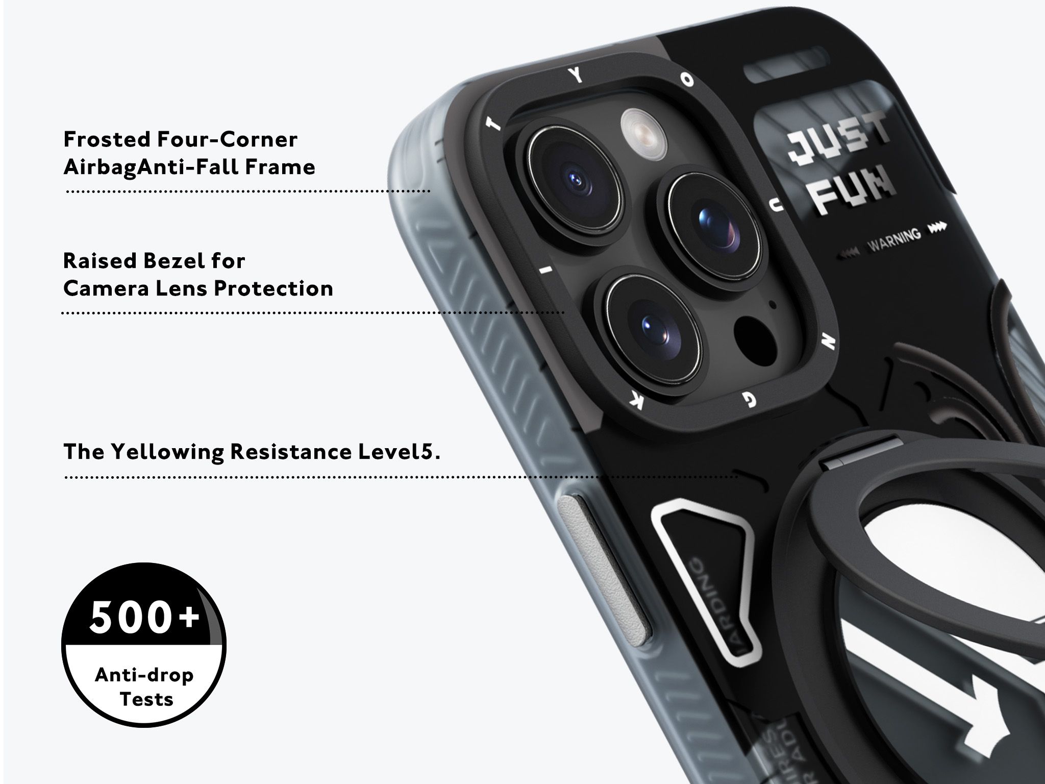Cyberpunk 360° Spin Magnetic Stand Case