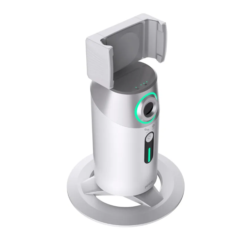 Porodo Gimbal with 360° Rotating AI Tracking Mount