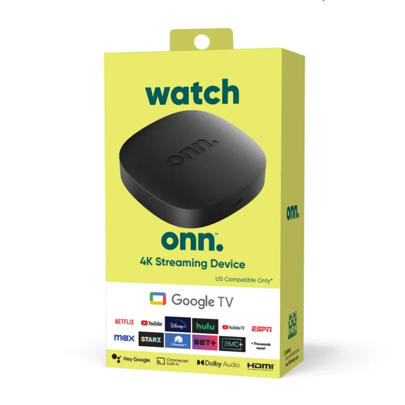Onn Google Tv 4K Streaming Box
