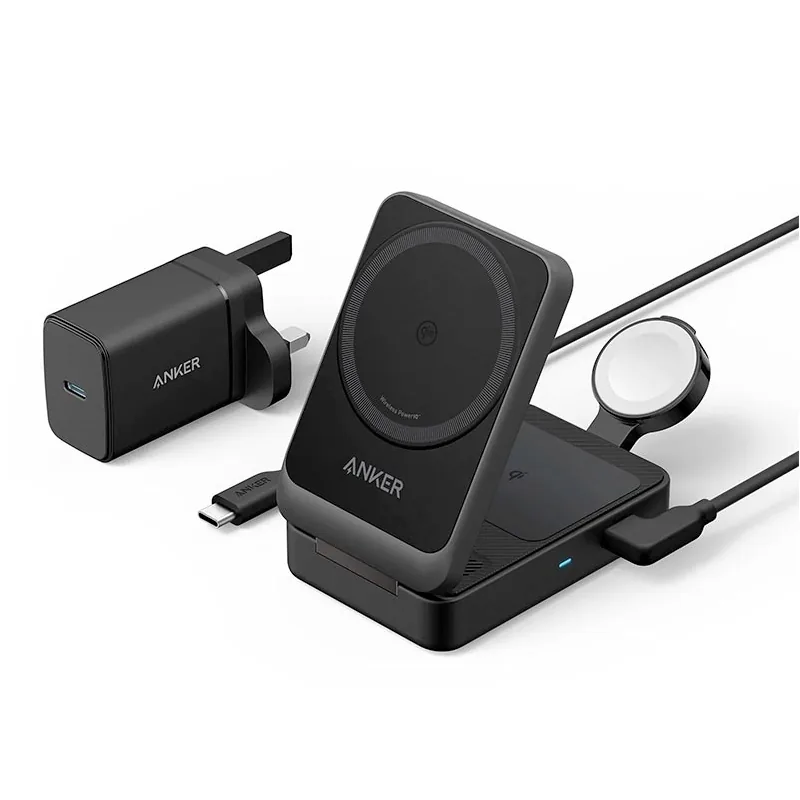 Anker MagGo 3-in-1 15W Pocket-Sized Charger image