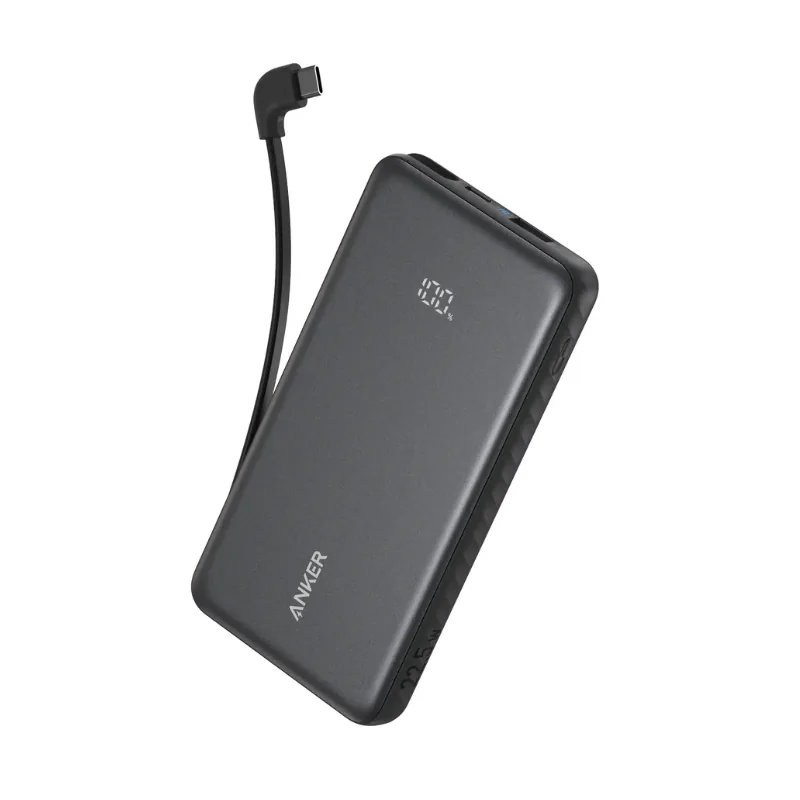 Anker Zolo Power Bank with Built-in USB-C Cable and 10000mAh 22.5W image