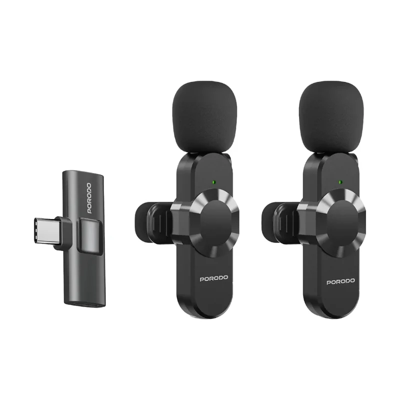 Porodo Audix Pro Lavalier Dual Microphone image