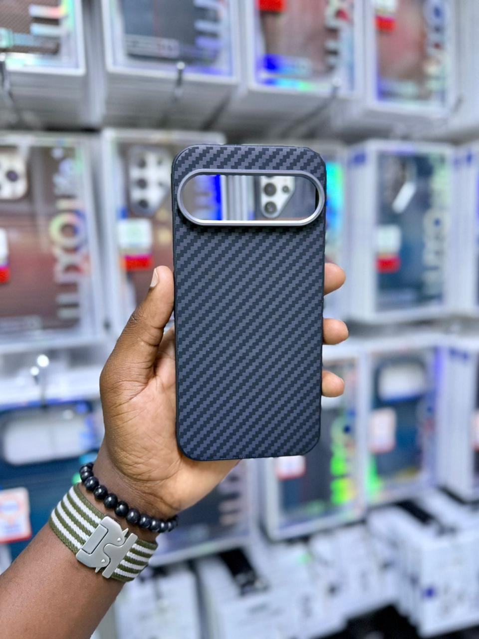 Carbon Fiber Phone Case with Camera Protection image